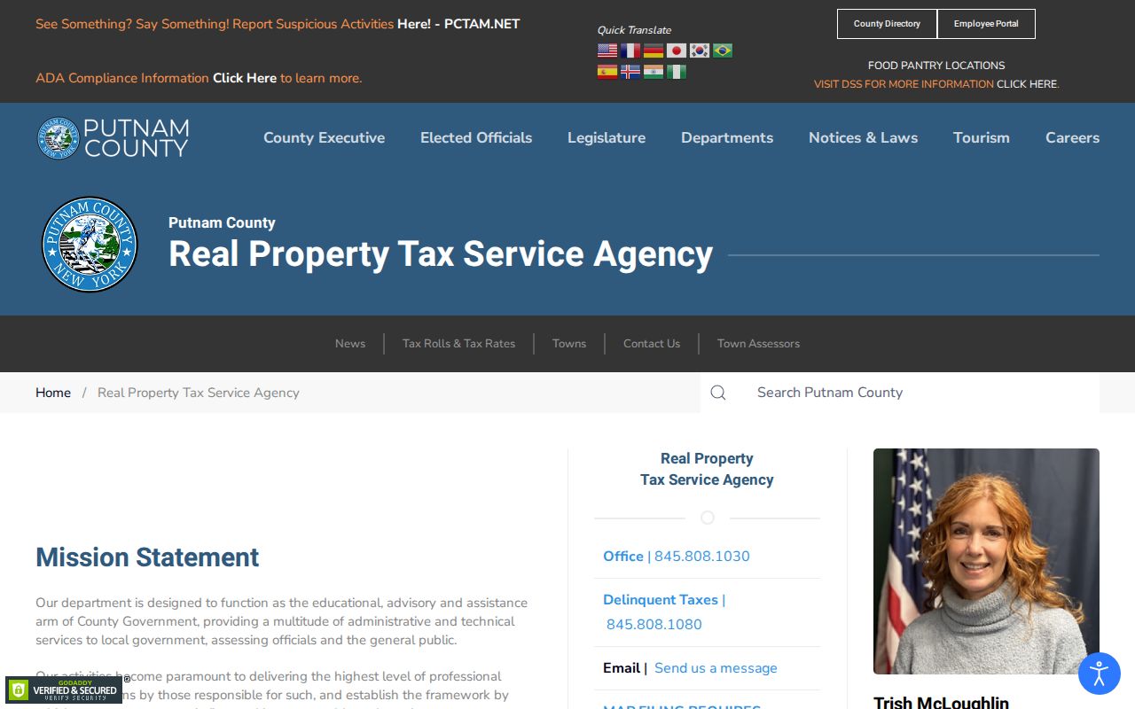 Carmel residents directory Putnam County property record route