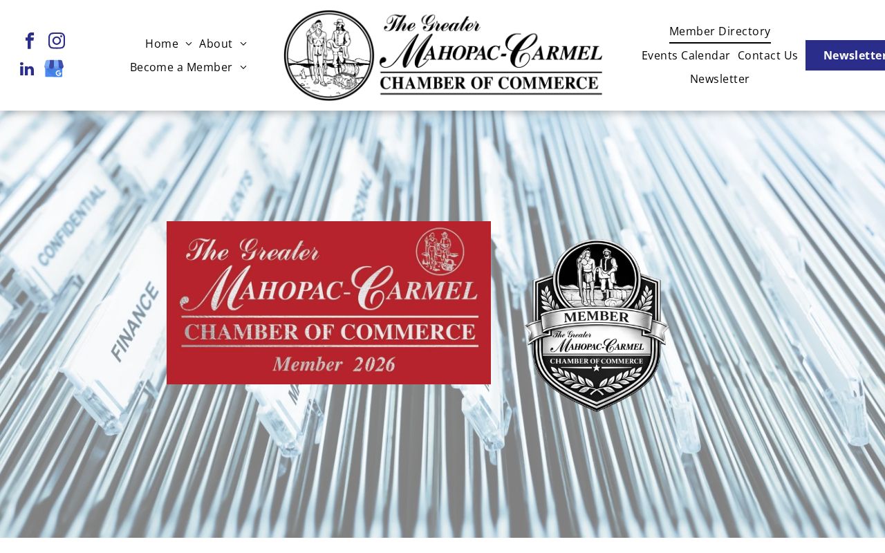 Carmel neighbors Chamber business directory page