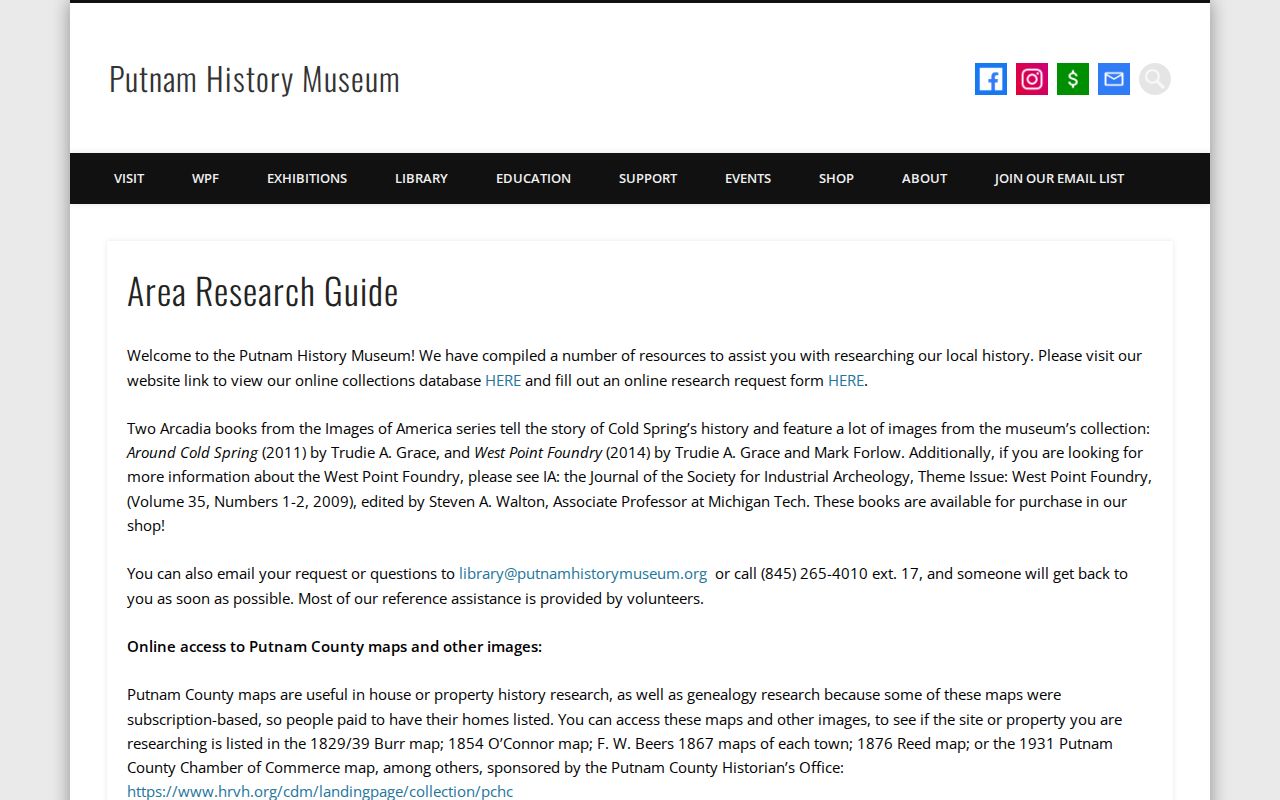 Carmel previous residents house-history research guide with map and archive routes